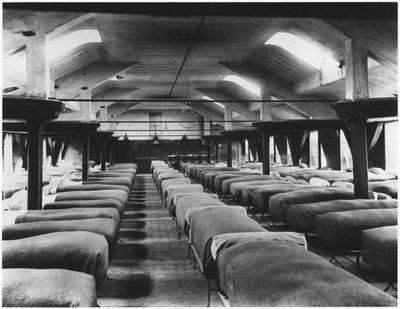 Dormitory of the Saint-Lazare prison, Paris by French Photographer